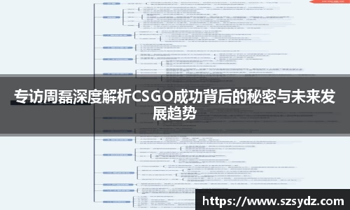 专访周磊深度解析CSGO成功背后的秘密与未来发展趋势