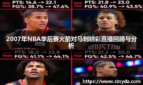 2007年NBA季后赛火箭对马刺精彩直播回顾与分析