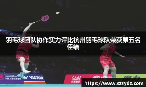 羽毛球团队协作实力评比杭州羽毛球队荣获第五名佳绩